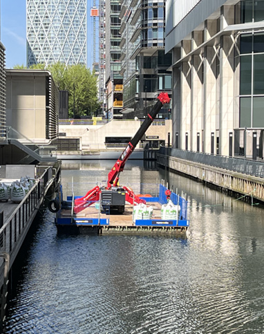 commercial pontoon hire